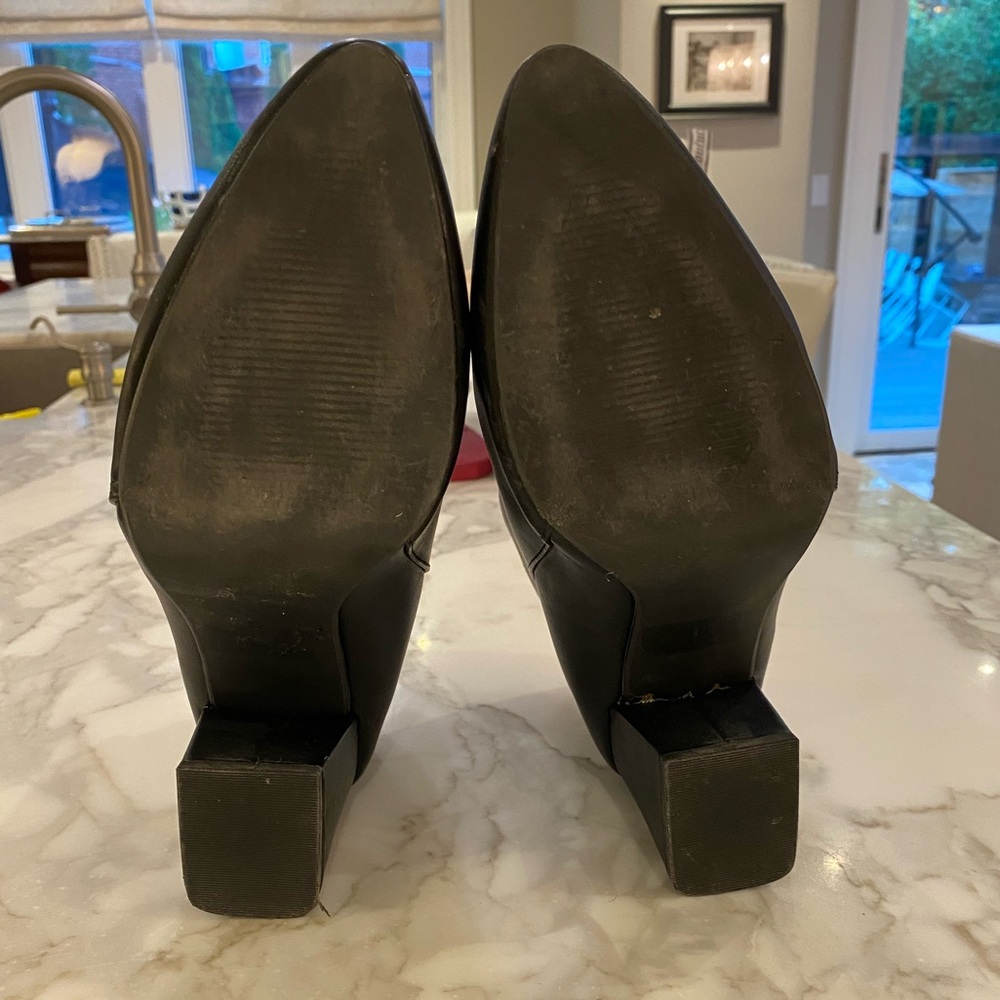 Black Ankle Boots with Zipper - Picture 7 of 8